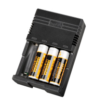 Chargeur de batterie Supfire usb 18650 simple ou double ou quatre emplacements charge intelligente couleur noire pour batterie rechargeable 18650